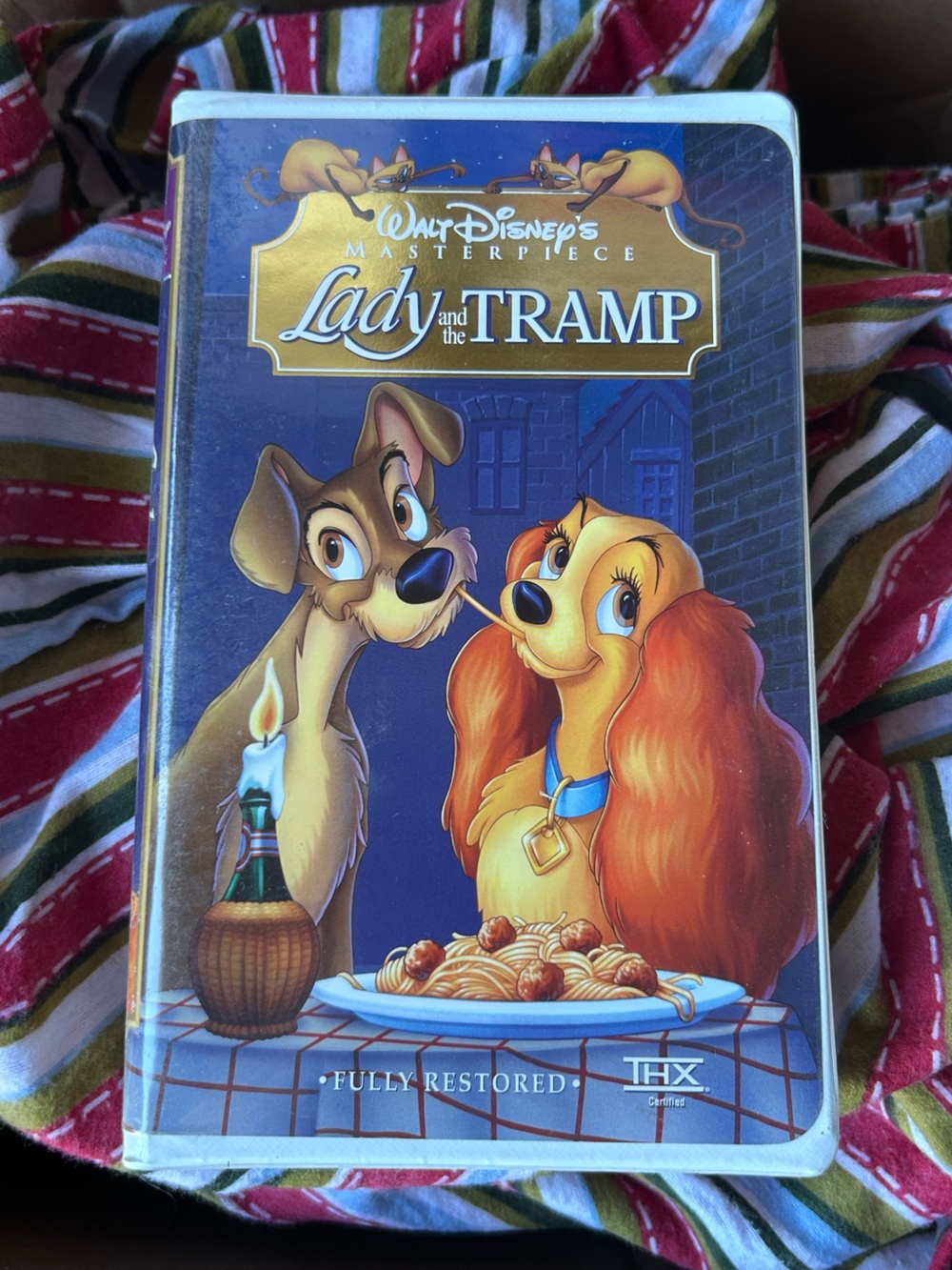 Vintage 1998 VHS Walt Disney’s Lady and the Tramp. Never Used.